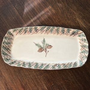 Christmas pine tray